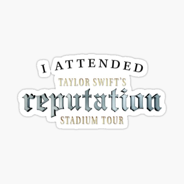 Taylor Swift Reputation Tour sticker – MangoIllustrated