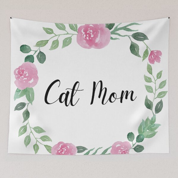 Item preview, Cat Mom Wreath designed and sold by Tres-Jolie.