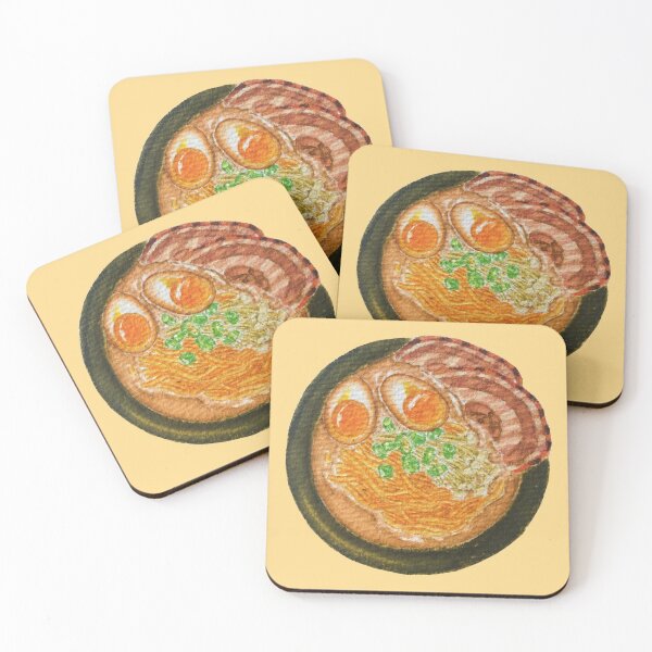 Item preview, Tonkotsu Ramen Noodles Watercolour Food Illustration designed and sold by tifft.