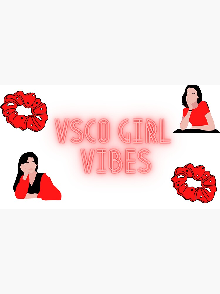 "Visco Girl Vibes" Sticker by OriginalOutlit Redbubble