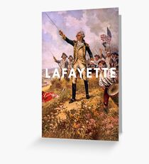 Tarjeta de felicitación la lanza del conjunto revolucionario
