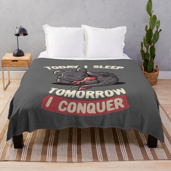 Item preview, Today I Sleep Tomorrow I Conquer Cute Lazy Dragon Gift designed and sold by EduEly.