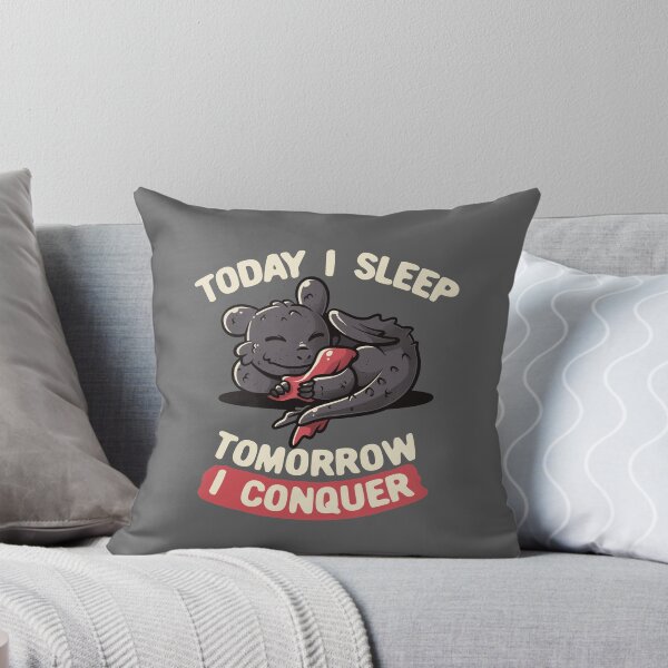 Item preview, Today I Sleep Tomorrow I Conquer Cute Lazy Dragon Gift designed and sold by EduEly.