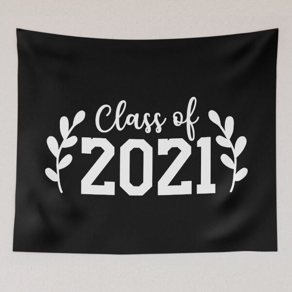 Item preview, Class Of 2021 Graduation (Black BG) designed and sold by ClaudiaGrosso.