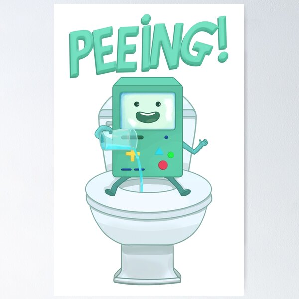 Poster I PISS I Toilet I Bathroom I Pee 