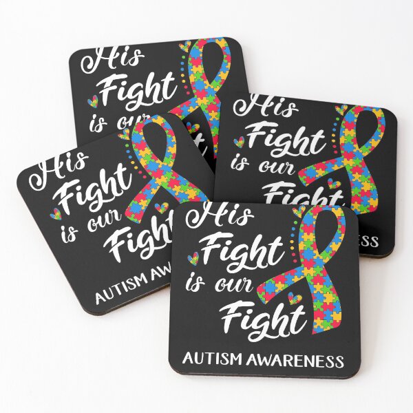 Item preview, His Fight Is Our Fight Autism Awareness designed and sold by hvoid41.