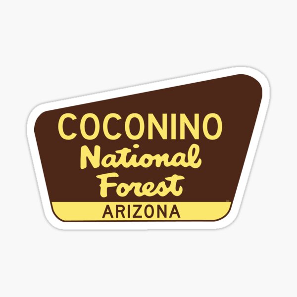 Vista previa del artículo con la obra «Bosque Nacional Coconino Arizona Signo AZ», diseñado y vendido por DESTINATIONS DECAL.