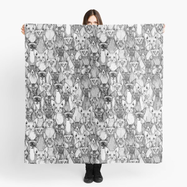 Item preview, just sphynx cats black white designed and sold by scrummy.
