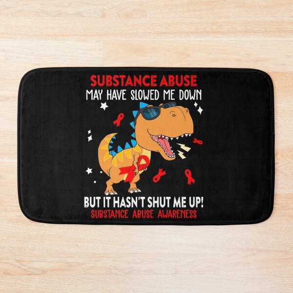 Item preview, Substance Abuse Awareness Dinosaur Lover Substance Abuse Warrior Gift designed and sold by Sabfit.