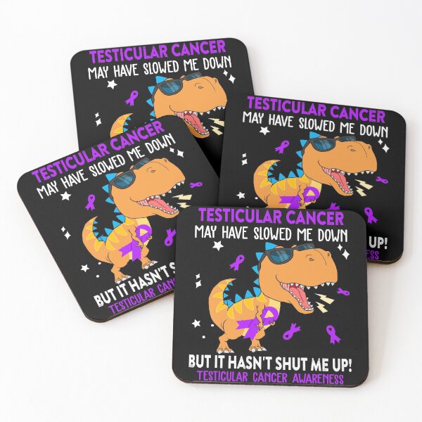 Item preview, Testicular Cancer Awareness Dinosaur Lover Testicular Cancer Warrior Gift designed and sold by Sabfit.
