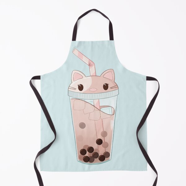 Item preview, Kawaii cat boba tea designed and sold by milyahs-art.