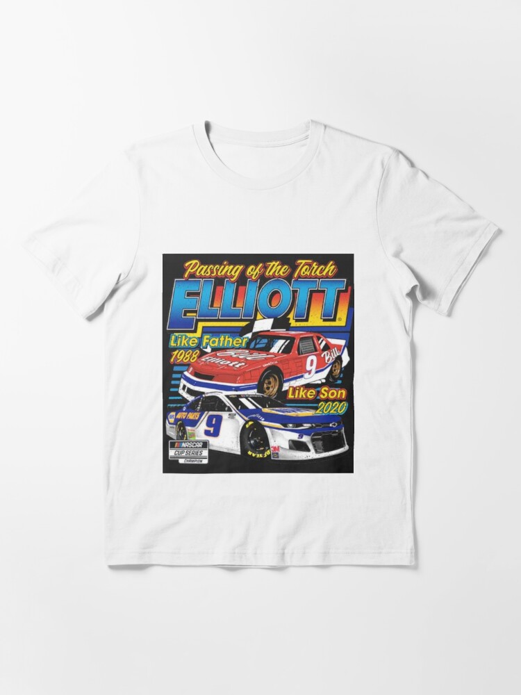 Vintage 80s Motorsports NASCAR Bill Elliott 1988 Champion Long Sleeve Tshirt