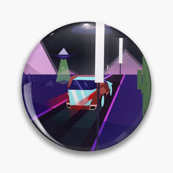 Item preview, Geometric futuristic landscape designed and sold by Josephine August.