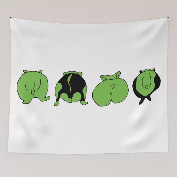 Item preview, Green Hamster Butts designed and sold by ajoymoon.