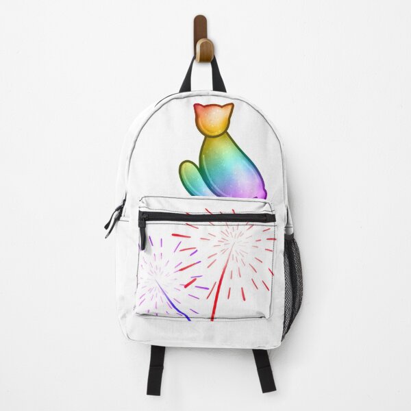Item preview, Bubble Cat + Fireworks designed and sold by MoCraftsCo.