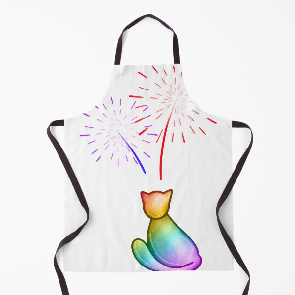 Item preview, Bubble Cat + Fireworks designed and sold by MoCraftsCo.