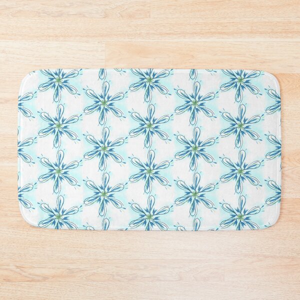 Item preview, Flower blue designed and sold by gratogratto.
