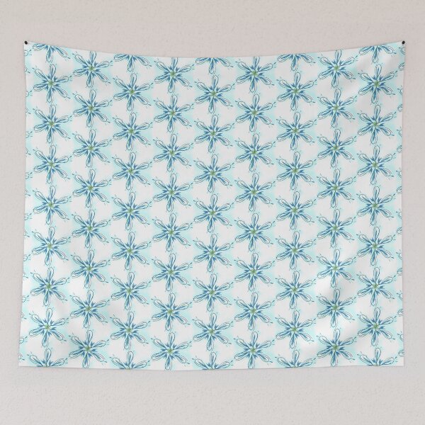Item preview, Flower blue designed and sold by gratogratto.