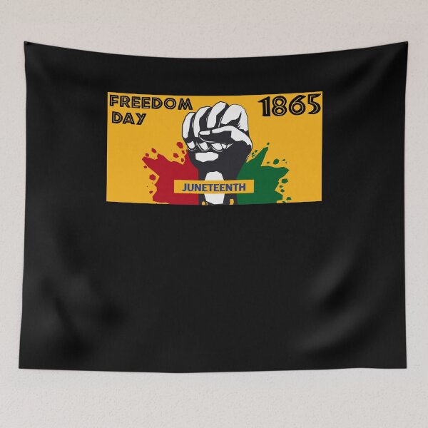 Aperçu de l'œuvre Black Pride - Histoire des Noirs - Juneteenth Freedom Day 1865 créée et vendue par Galvanized.