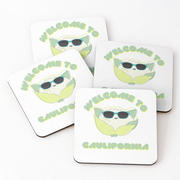 Item preview, Welcome To Caulifornia Cauliflower Pun designed and sold by Tasha McGlashan.