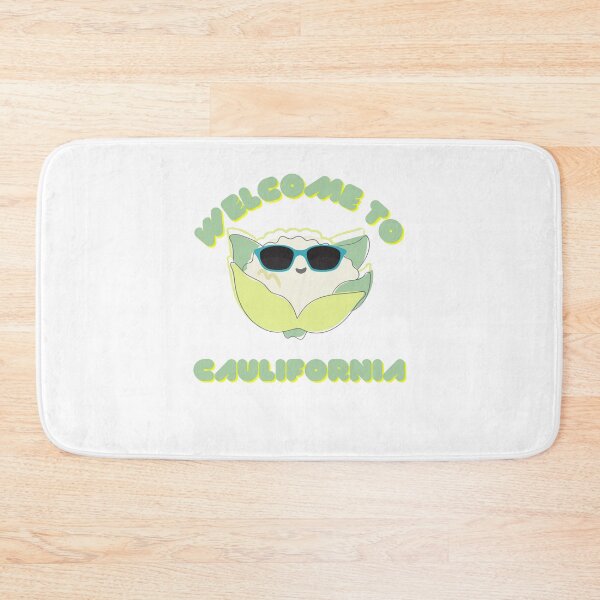 Item preview, Welcome To Caulifornia Cauliflower Pun designed and sold by Tasha McGlashan.
