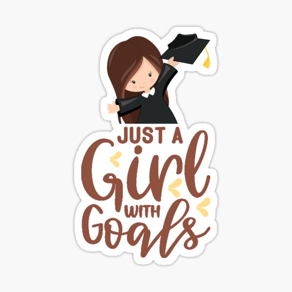 Sólo una chica con metas, Graduación Pegatina