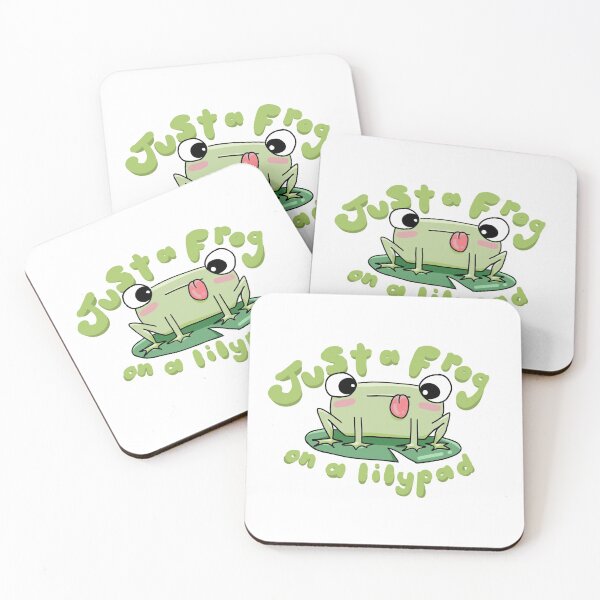 Item preview, Just a Frog on a Lilypad designed and sold by ExplodingKiwis.