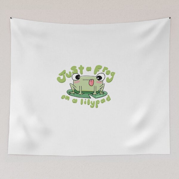 Item preview, Just a Frog on a Lilypad designed and sold by ExplodingKiwis.