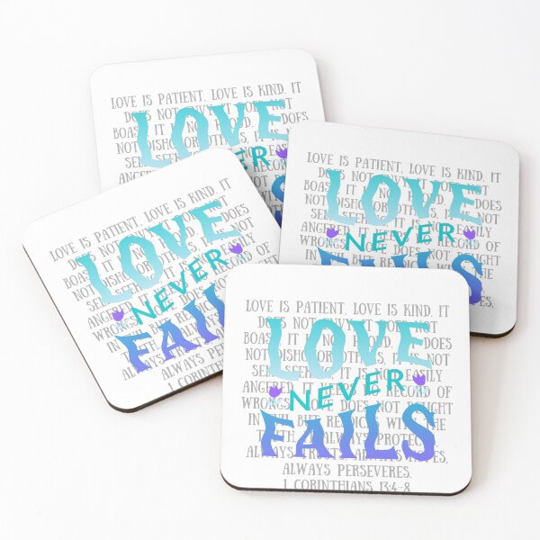 Item preview, 1 Corinthians 13:4-8 | Love Never Fails designed and sold by LoveGen.