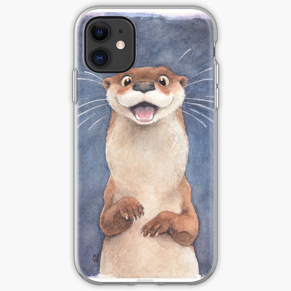 "Otter!" iPhone Case & Cover by HenriekeG Redbubble