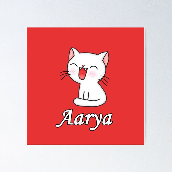 Aarav Name Label Posters for Sale Redbubble 