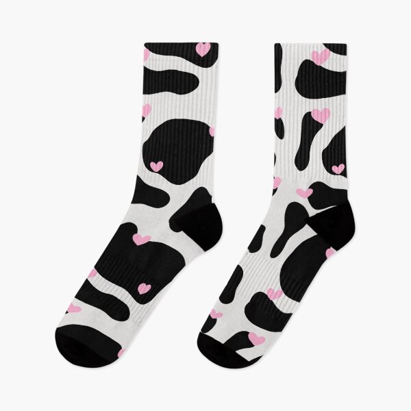 Item preview, Cow print pattern with hearts designed and sold by Pauli-.