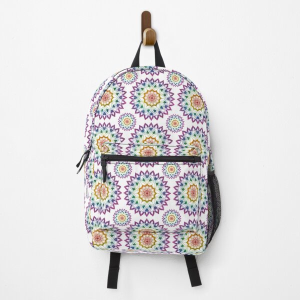 Item preview, Beautiful Repeating Rainbow Mandala designed and sold by girlybunches.