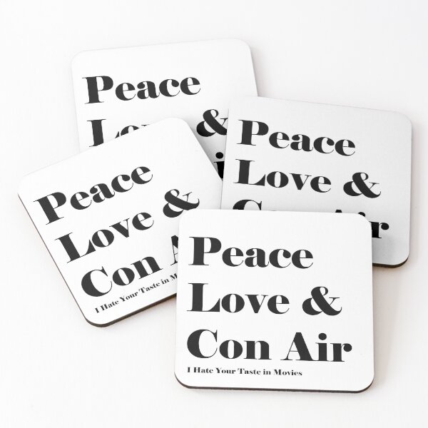 Item preview, Peace, Love & Con Air (text) designed and sold by ihateyourtaste.