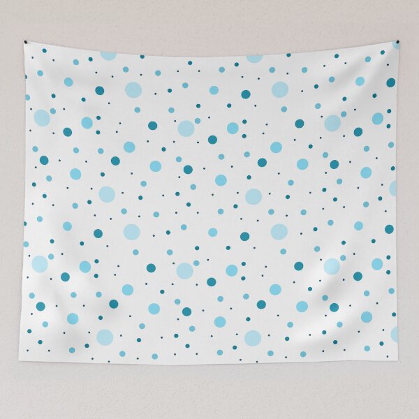 Item preview, Blue scattered random dots designed and sold by BLMcreations.