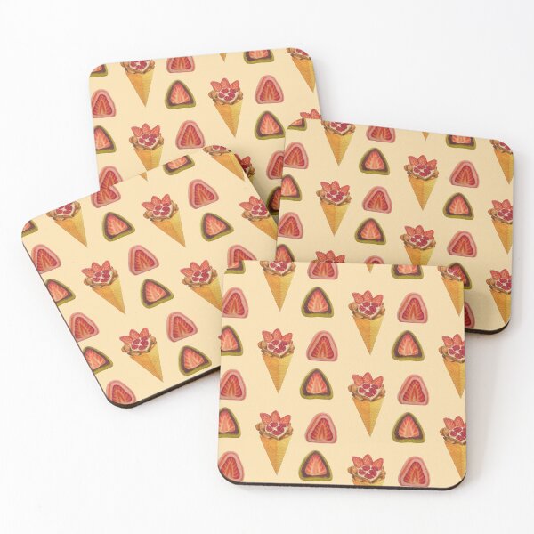 Item preview, Strawberry desserts - Watercolour Food Illustration designed and sold by tifft.