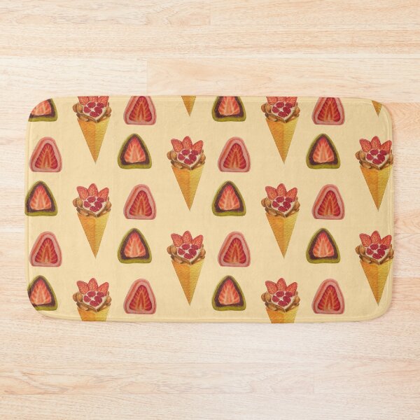 Item preview, Strawberry desserts - Watercolour Food Illustration designed and sold by tifft.