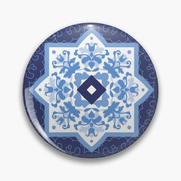 Item preview, Portuguese azuleiro (azul) tile pattern - T-Shirt and Accessories designed and sold by 3TFashion.