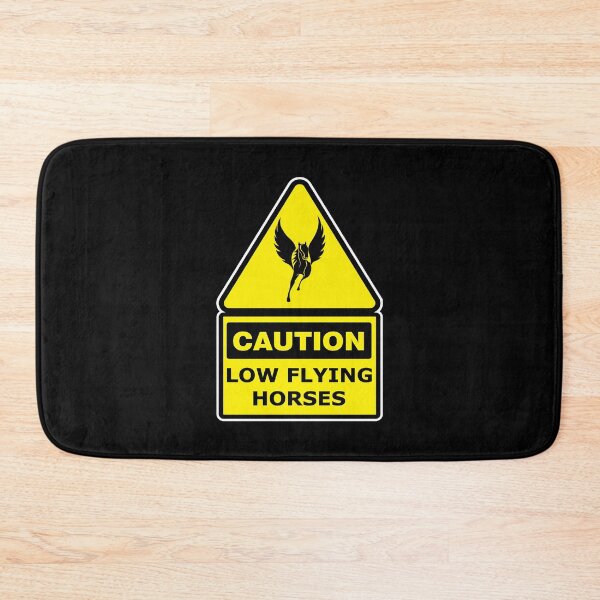Item preview, Caution. Low Flying Horses designed and sold by Slap-Cat.
