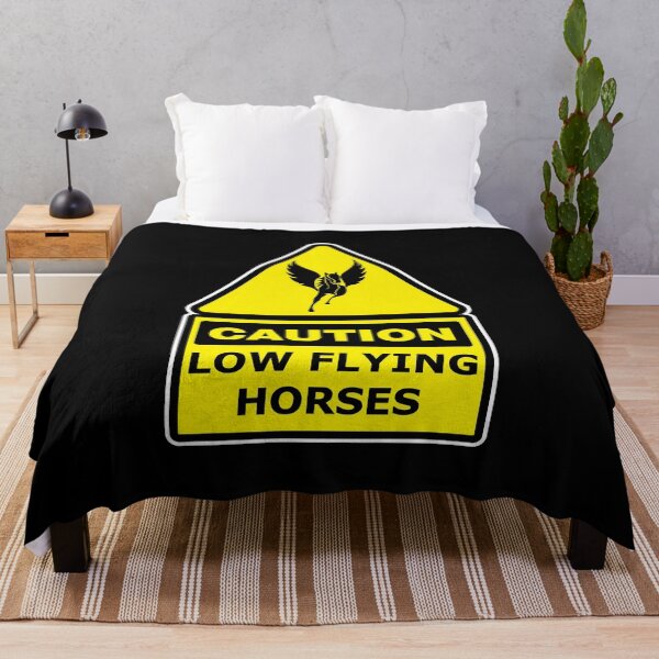 Item preview, Caution. Low Flying Horses designed and sold by Slap-Cat.