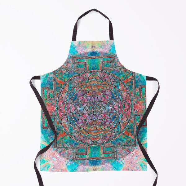 Item preview, Sri Yantra Mandala Print in Pastel Colors designed and sold by ThomMorris.