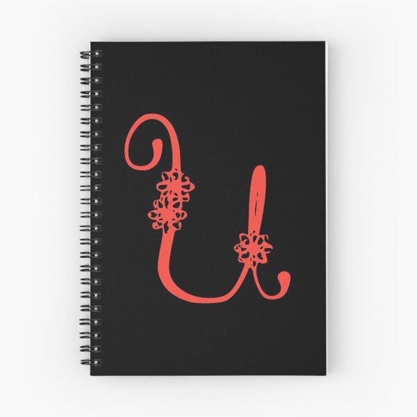 Item preview, Floral Initial monogram U designed and sold by Creative-draw.