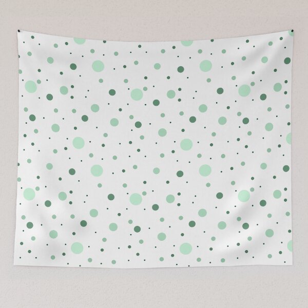 Item preview, Green scattered random dots designed and sold by BLMcreations.