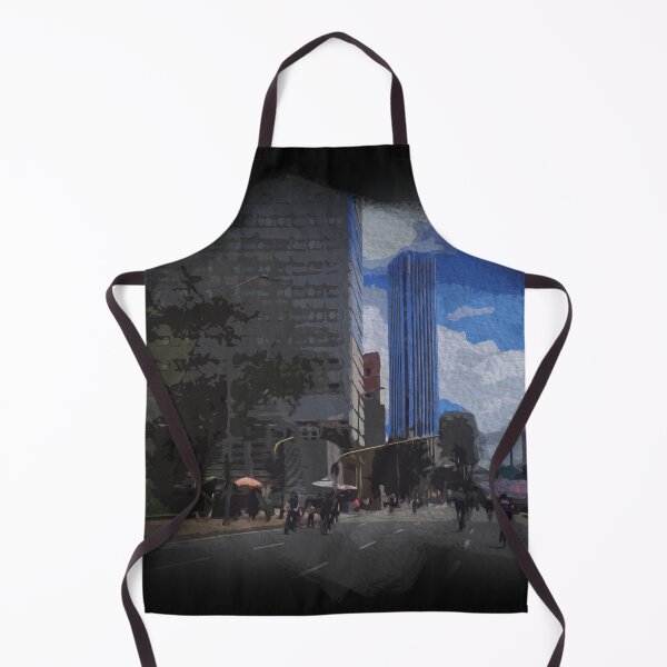 Item preview, Watercolor Street of downtown Bogotá designed and sold by FDbubble1986.