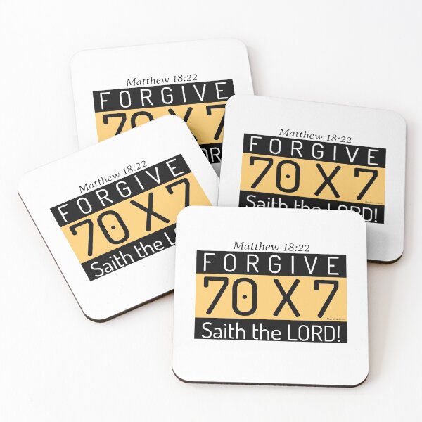 Item preview, Forgive 70 X 7 saith the LORD! (Spiritual Encouragement) Christian Quotes designed and sold by HeartCrushes4u.