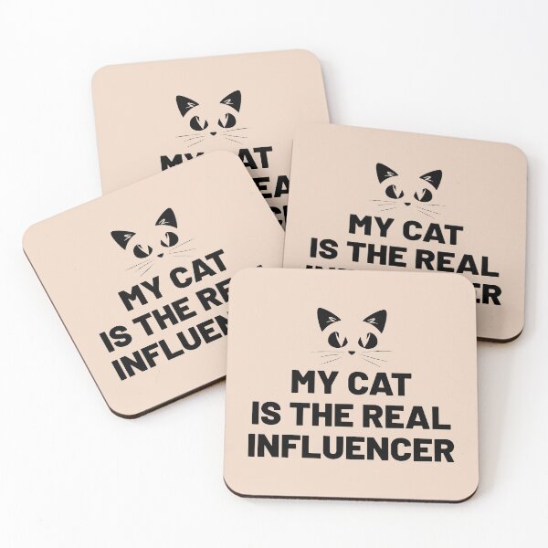 Item preview, My Cat Is the Real Influencer , Cat Lovers, Funny Cats, Funny Influencers designed and sold by KunKhalil.