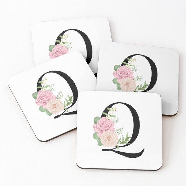 Item preview, Floral Q Monogram designed and sold by starrylite.