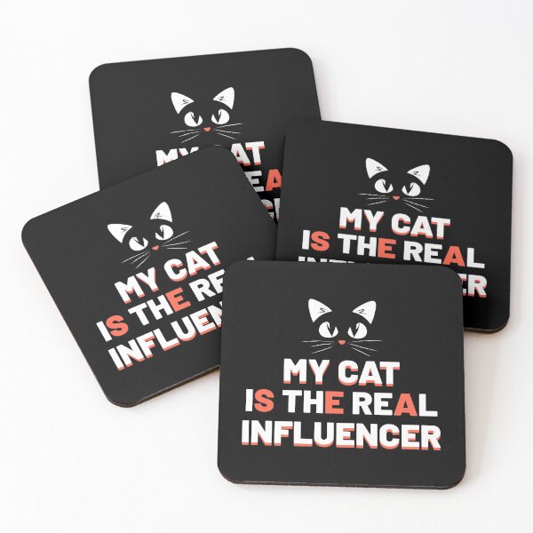 Item preview, My Cat Is the Real Influencer , Cat Lovers, Funny Cats, Funny Influencers designed and sold by KunKhalil.