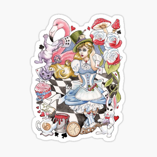 Alice In Wonderland Sticker