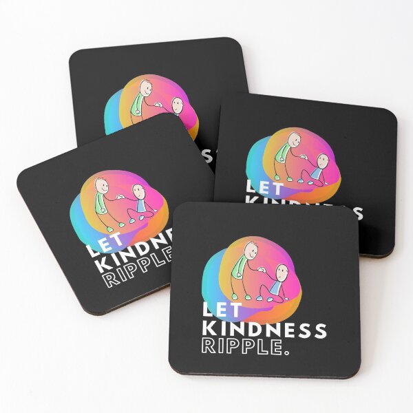 Item preview, Colorful Ripple Kindness Typography designed and sold by Red-ElYoubi.